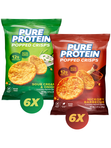 Pure Protein Popped Crisps Variety Pack